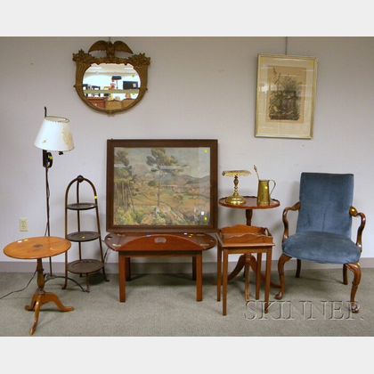 Twelve Assorted Furniture and Decorative Items