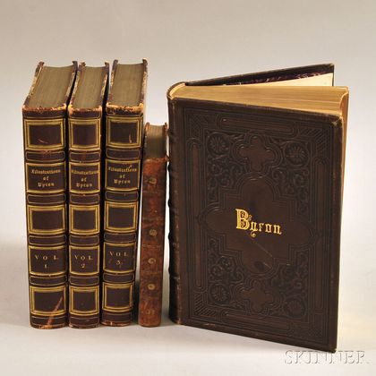 Lord Byron (1788-1824) Five Volumes: