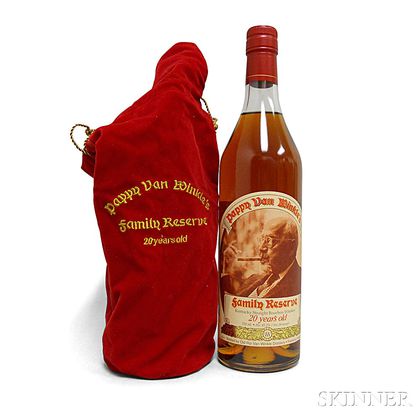Pappy Van Winkle Family Reserve Bourbon 20 Years Old, 1 750ml bottle 