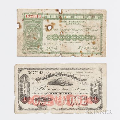 Two British North Borneo Company Notes
