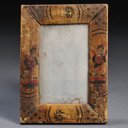 Small Paint-decorated Mirror