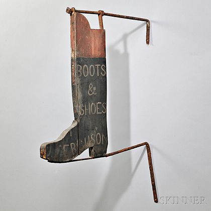 Painted Bootmaker Sign