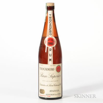 Trocadero Rum Superior Private Stock 1900, 1 4/5 quart bottle 