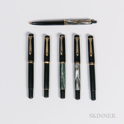 Six Pelikan Pens