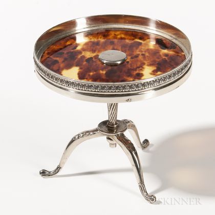 Sterling Silver Miniature Tea Table