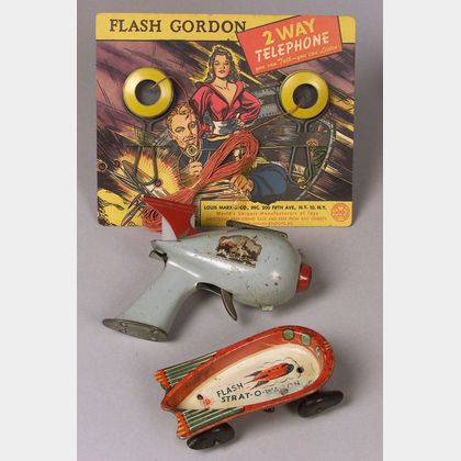 Three Flash Gordon Toys