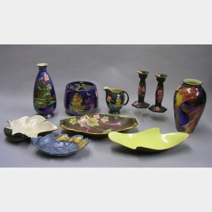 Ten Assorted British Art Pottery Table Items
