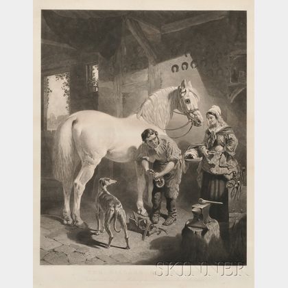 After John Frederick Herring Sr. (British, 1795-1865) The Village Blacksmith