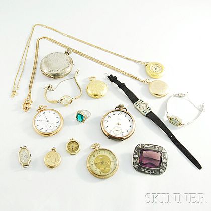 Group of Watches and Other Jewelry