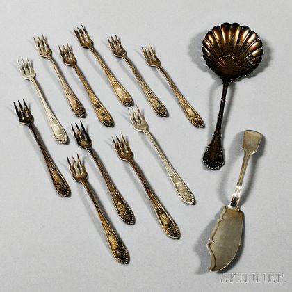 Thirteen Pieces of Sterling Silver Flatware