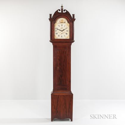 Mahogany-grained Tall Clock