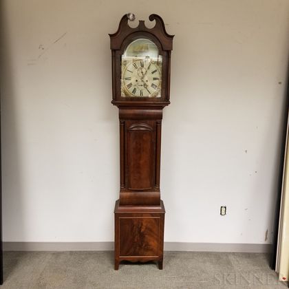 Mahogany Scottish Long Case Clock