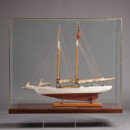 Cased Model of the Fishing Schooner Elizabeth Howard 