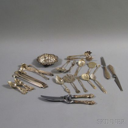 Assorted Group of Sterling Silver Table and Serving Items