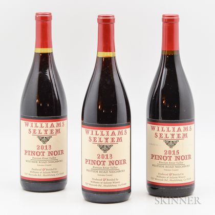William Selyem Westside Road Neighbors Pinot Noir, 3 bottles 