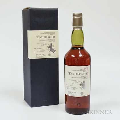 Talisker 25 Years Old 1975, 1 750ml bottle (oc) 