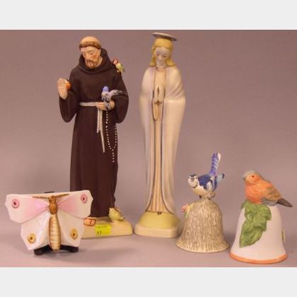 Five Collectible Ceramic Items