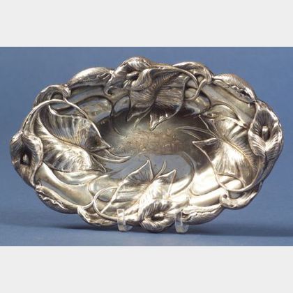 American Sterling Repousse Dish