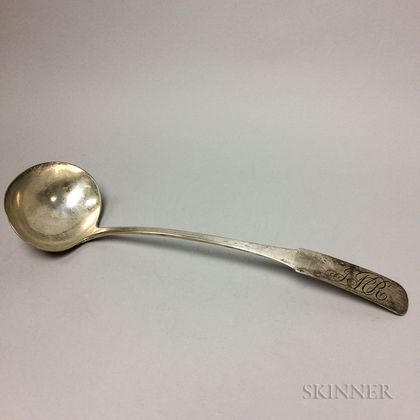 T. Richards Coin Silver Ladle