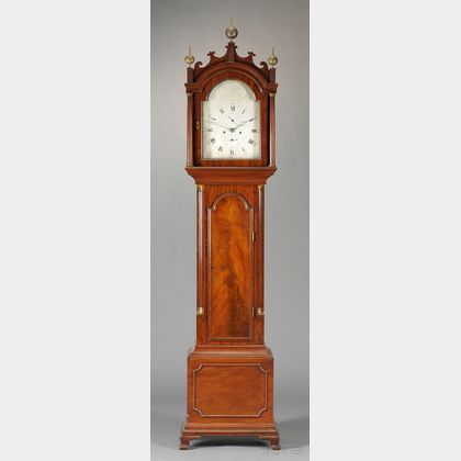 Jeffrey Mahogany Tall Case Clock