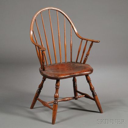 Windsor Bow-back Continuous-arm Chair
