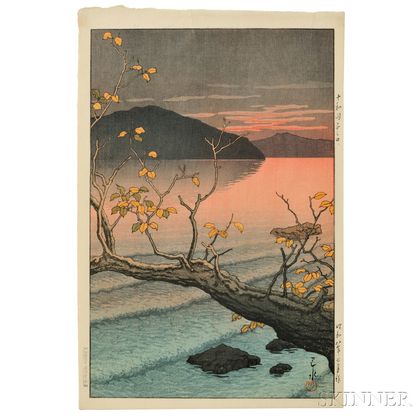 Kawase Hasui (1883-1957),Nenokuchi Lake, Towada