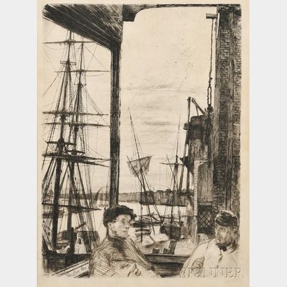 James Abbott McNeill Whistler (American, 1834-1903) Rotherhithe