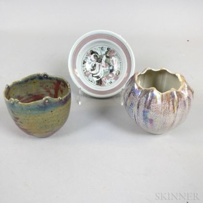 Three Jim (1919-2005) and Nan (1913-2012) McKinnell Studio Art Pottery Items
