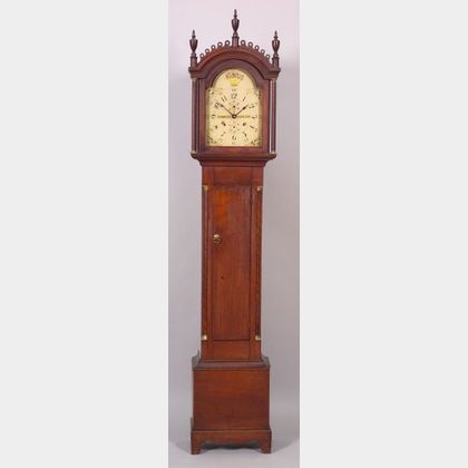 Cherry Tall Case Clock with Dial
