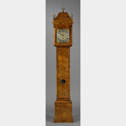 Walnut Veneered Longcase Clock by Thomas Watts