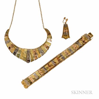 14kt Tricolor Gold Jewelry
