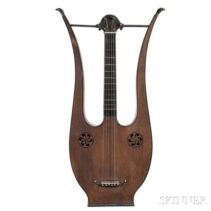 French Lyre Guitar, c. 1810