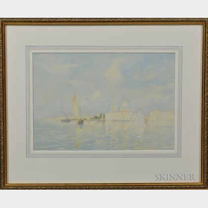 George Elbert Burr (American, 1859-1939) View of Venice