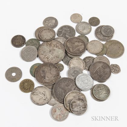 Small Group of World Mostly Silver Coins