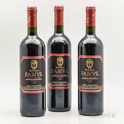 Ciacci Piccolomini dAragona SantAntimo Fabius 1999, 3 bottles 