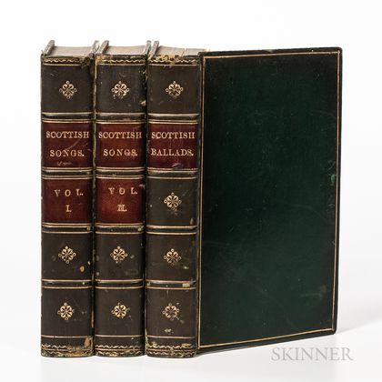 Chambers, Robert (1802-1871) The Scottish Songs and The Scottish Ballads.