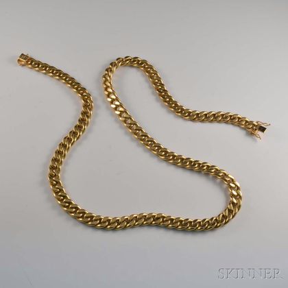 14kt Gold Curb-link Chain