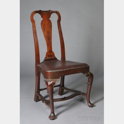 Queen Anne Carved Walnut Side Chair