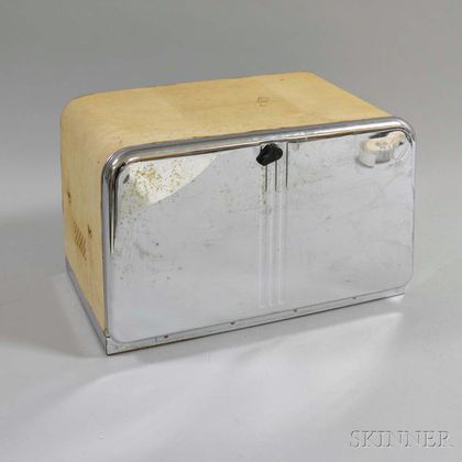 Chrome Bread Box. Estimate $20-200