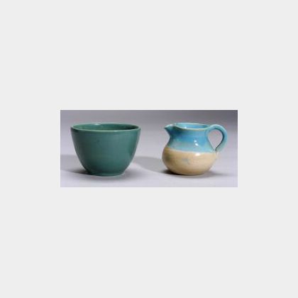 Paul Revere Pottery Bowl and Pitcher