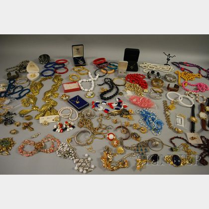 Large Group of Assorted Costume Jewelry. 