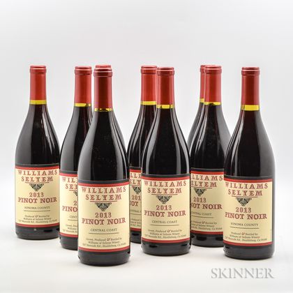 William Selyem Central Coast Pinot Noir 2013, 9 bottles 
