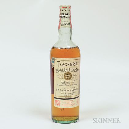 Teachers Highland Cream, 1 4/5 quart bottle 