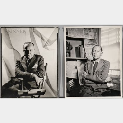George Platt Lynes (American, 1907-1955) Eight Portraits of Authors and Critics