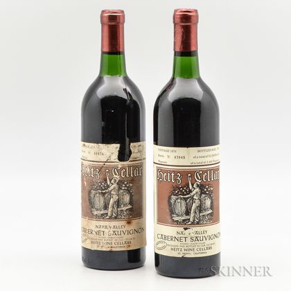 Heitz Cellars Cabernet Sauvignon Marthas Vineyard 1978, 2 bottles 
