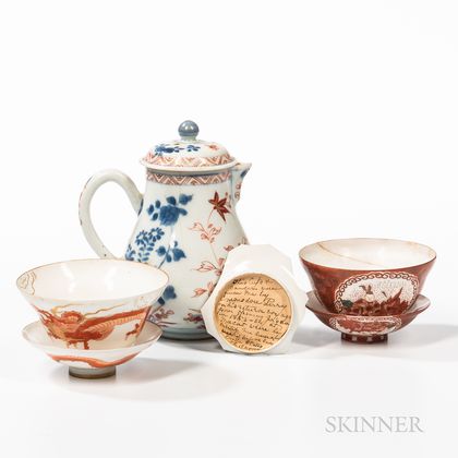 Small Group of Chinese Export Porcelain Teaware