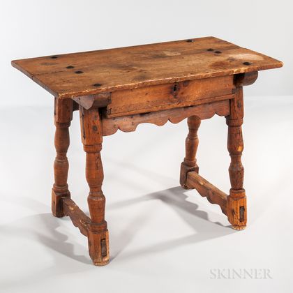Continental Pine Trestle Table