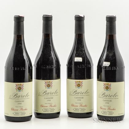 Pira & Figli (Ciara Boschis) Barolo Cannubi 1998, 4 bottles 
