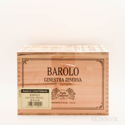Paolo Conterno Barolo Ginestra Riserva 2010, 6 bottles (owc) 