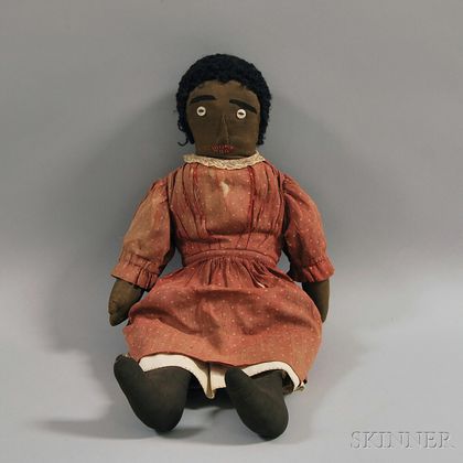 All-cloth Black Girl Doll